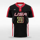 Fireman - Customized Men's Sublimated 2-Button Baseball Jersey
