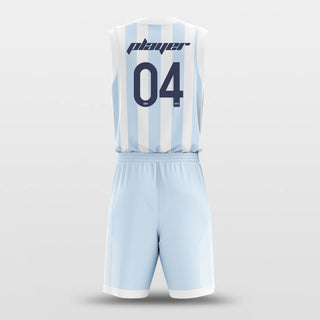 blue and white basketball jerseys