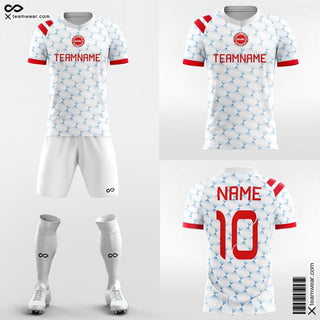 Argyle Print Soccer Jersey Kit for Kids