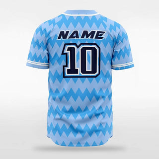 Blue Custom Baseball Jersey