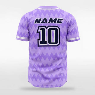 Purple Men Baseball Jersey