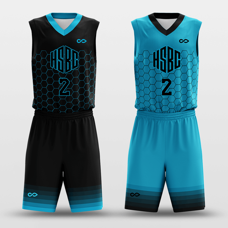 Wafer - Custom Reversible Sublimated Basketball Jersey Set-XTeamwear