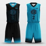 Bee Net - Custom Reversible Sublimated Basketball Jersey Set