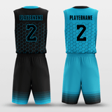 Blue and Black Jersey Basketball