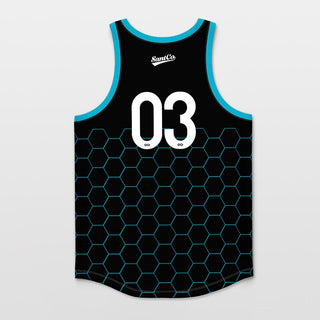 Sleeveless jersey basketball