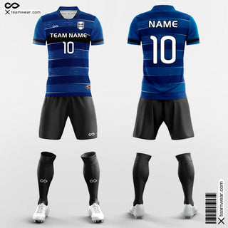 Blue Stripe Soccer Jersey