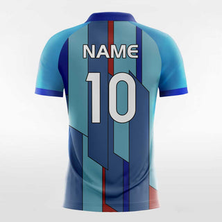 Custom Blue Men's Sublimated Soccer Jersey