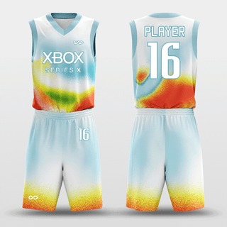 Crack Sublimated Basketball Set