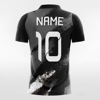 Custom Black Men's Sublimated Soccer Jersey