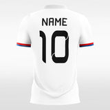White Electric Shock 2 Soccer Jersey