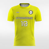 Neon Yellow Stripe Soccer Jerseys