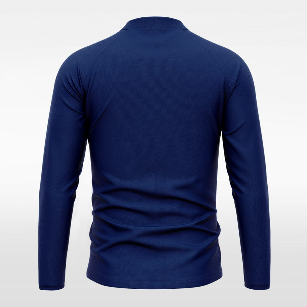 Navy Blue soccer zip sweatershirts