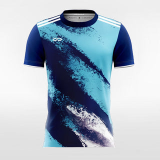 Custom Blue Men's Soccer Jersey