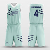 custom basketball jersey set mint