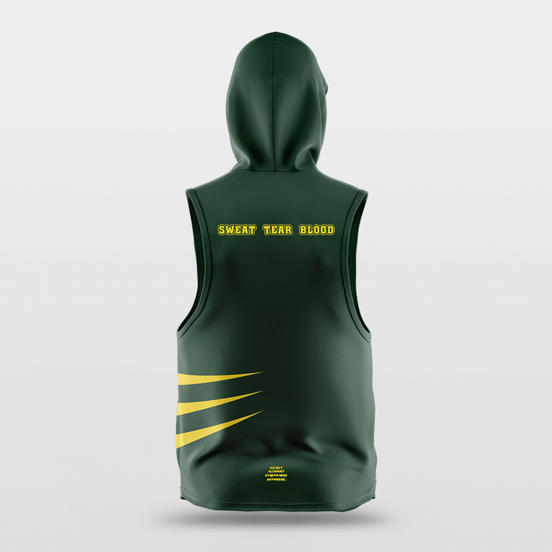 Sleeveless hoodie basketball deals warm up