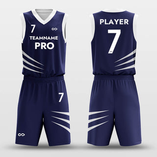 navy blue basketball uniform