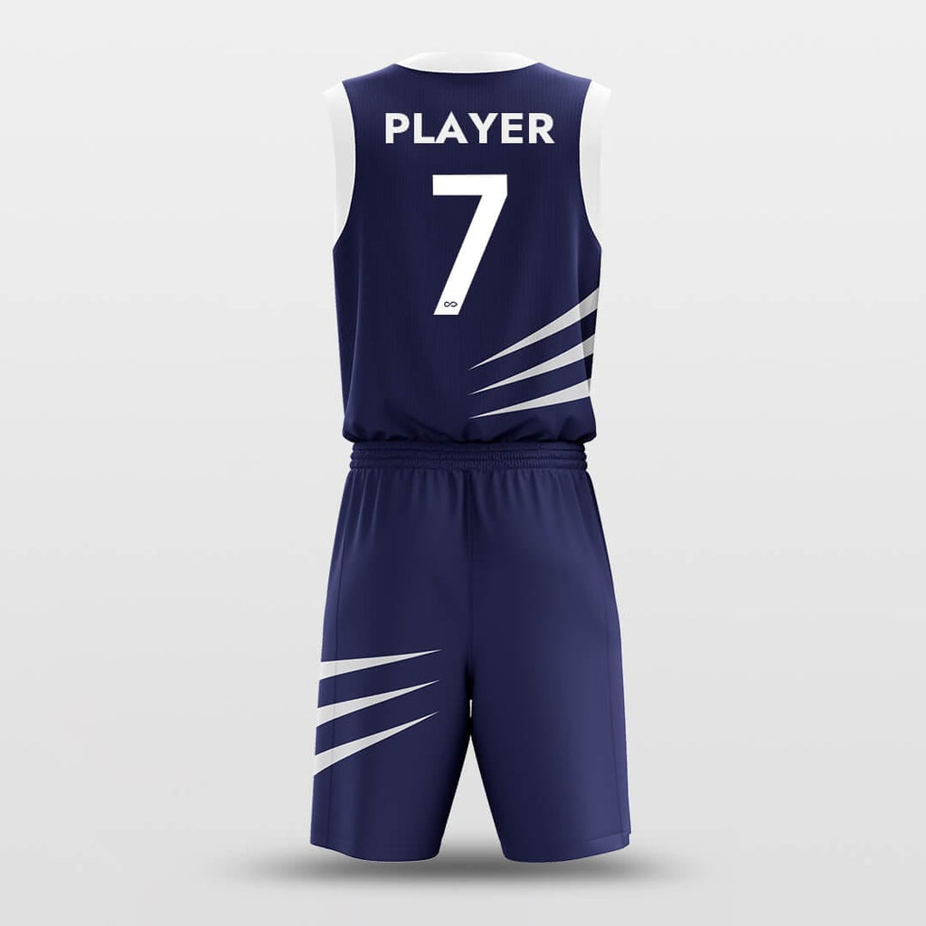 navy blue basketball jersey set
