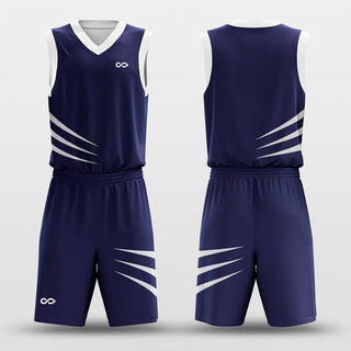 custom basketball jersey navy blue