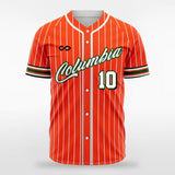 Orange Sublimated Baseball Jersey