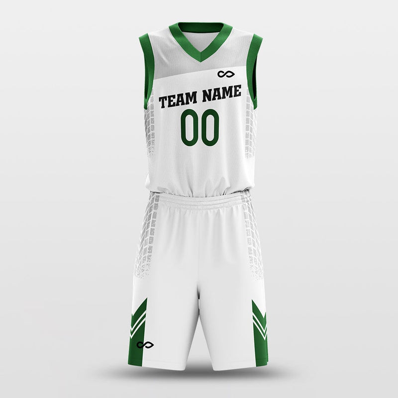 Color Green Basketball Jerseys Custom Design-XTeamwear