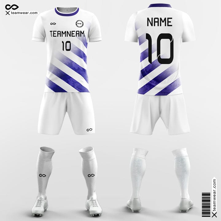 Purple Stripe - Custom Youth Soccer Uniforms Sublimated-XTeamwear