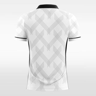 White Men's Team Soccer Jersey Design