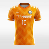Orange Fluorescent Sublimated Soccer Jersey