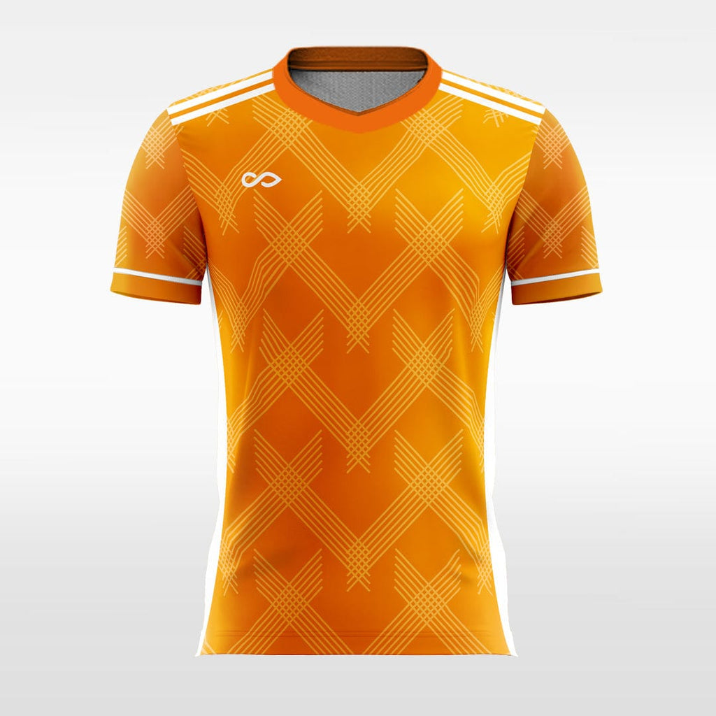 Fluorescent Orange Sublimated Soccer Jersey