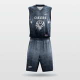 Navy Custom Basketball Uniform