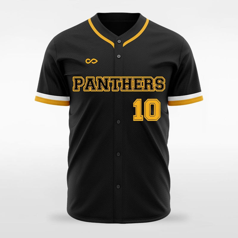 Color Yellow Baseball Jerseys Custom Design-XTeamwear