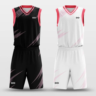 black and white basketball jersey