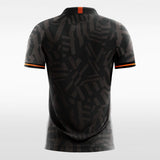 Custom Black Men's Sublimated Soccer Jersey