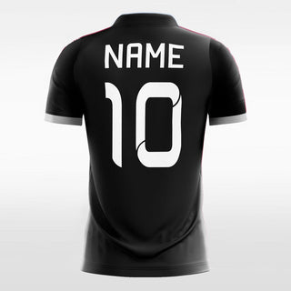 Custom Black Men's Sublimated Soccer Jersey