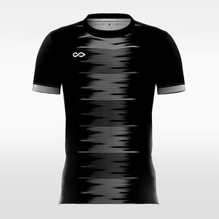 Custom Black Men's Soccer Jersey