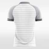 Striped Soccer Jersey Grey