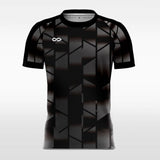 Custom Black Men's Soccer Jersey