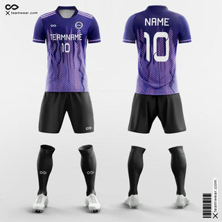 Fire Moire Soccer Jerseys Purple