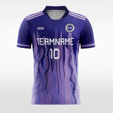 Fashion Moire Fire - Custom Kids Soccer Jerseys Design Purple