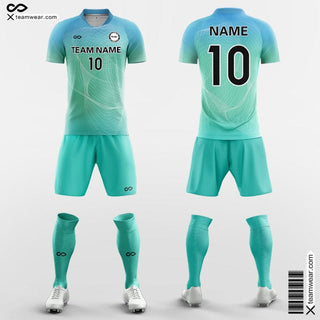 Fluorescent Soccer Jerseys Custom Design