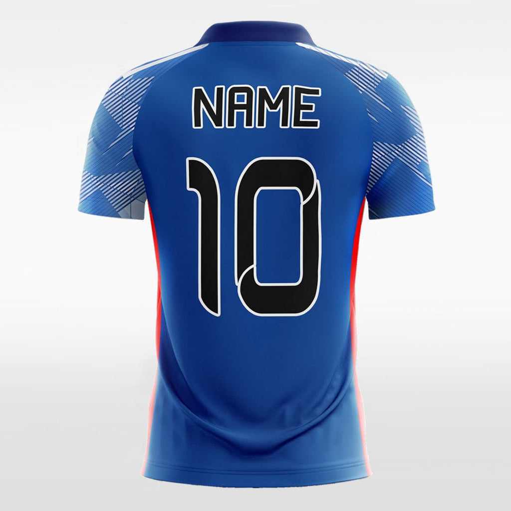 Custom Blue Retro Soccer Jerseys