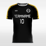 Black and Yellow Soccer Jersey for Men