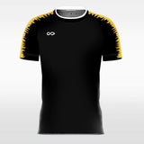 Yellow and Black Soccer Jersey for Men
