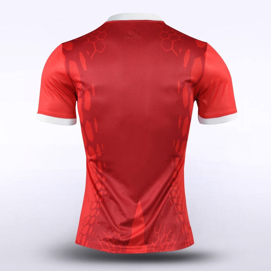 Custom Red Sublimated Performance Soccer Jersey