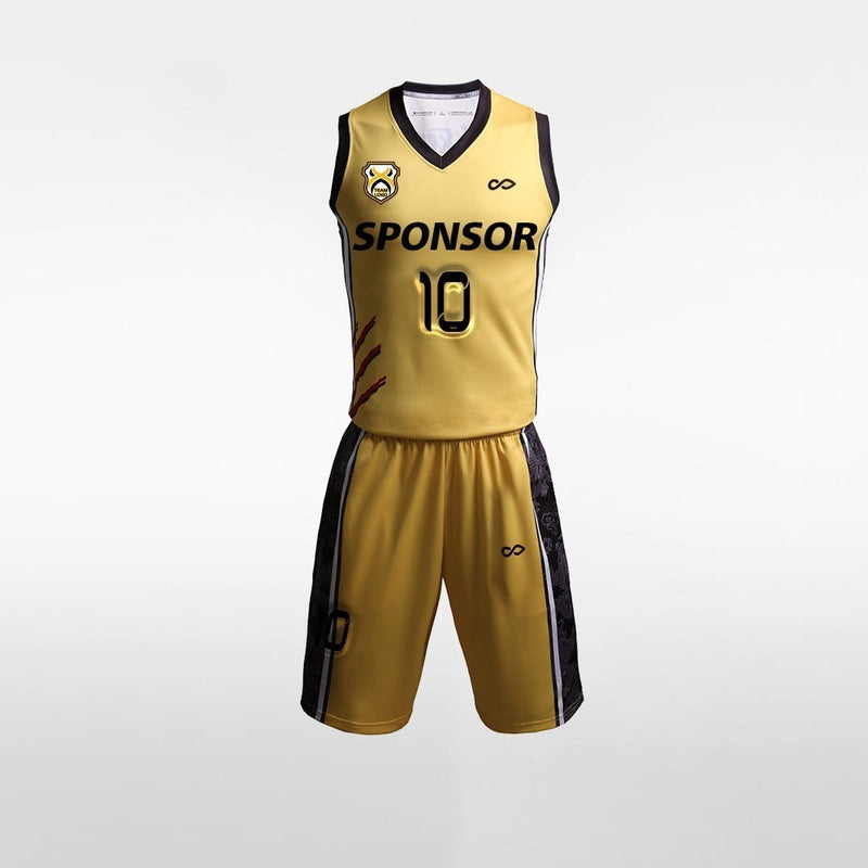 Yellow Lakers - Customized Basketball Jersey Set Design-XTeamwear