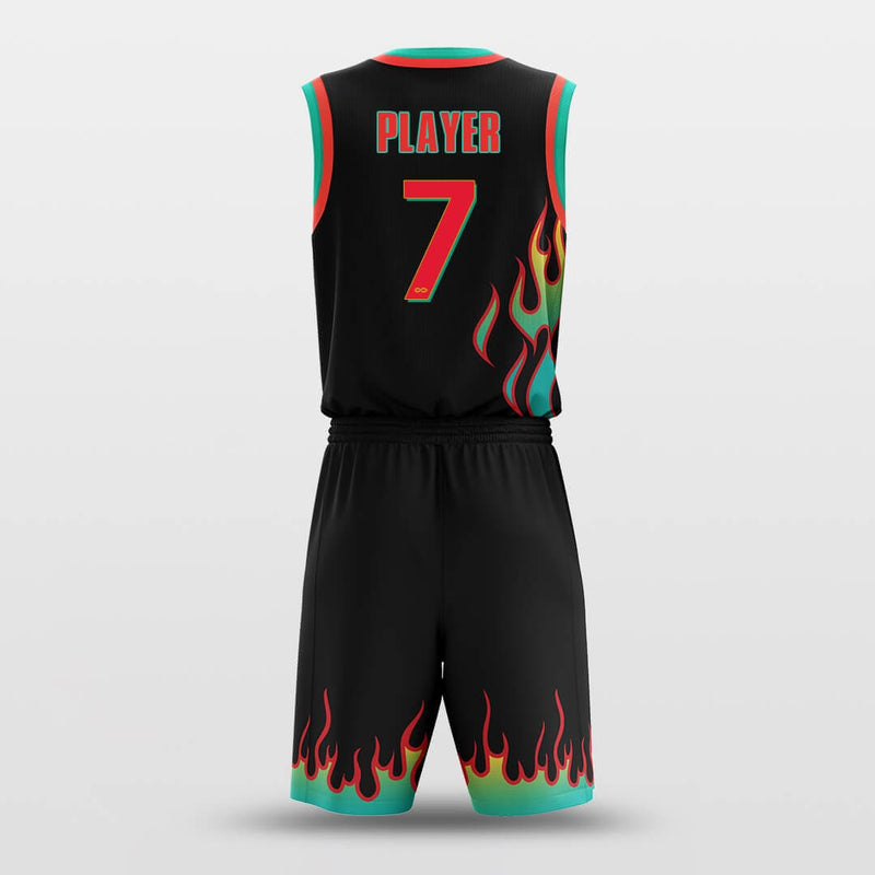 Custom Made High Quality 100% Polyester Latest Design Custom Cheap Wave  Pattern Basketball Jerseys With