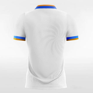 White Men's Team Soccer Jersey Design