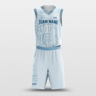 Graffiti Custom Sublimated Basketball Set