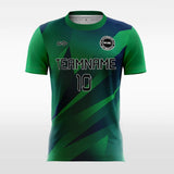 Classic Green Moire - Kids Custom Soccer Jerseys Design