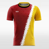 Red and Yellow Soccer Jersey Sublimation