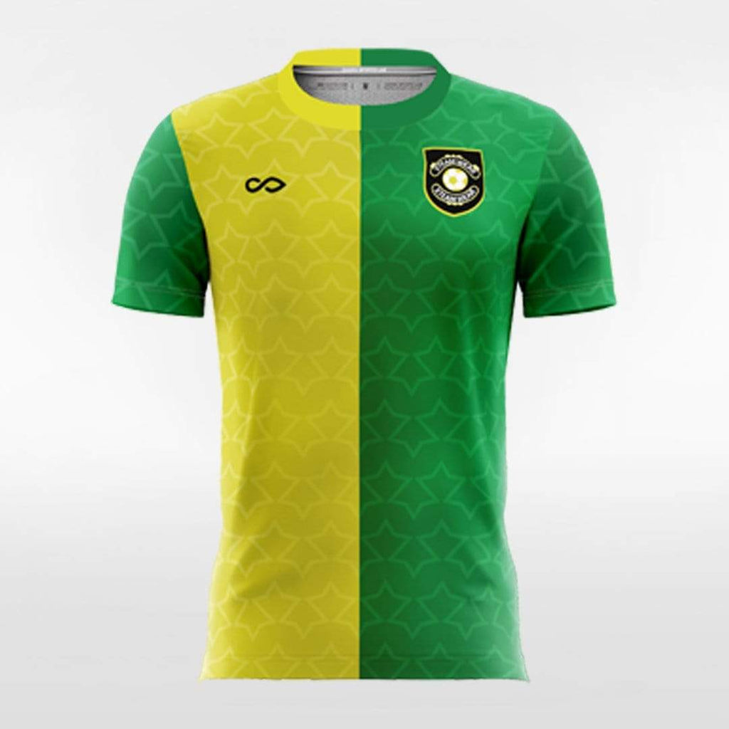 Green & Yellow Herdsman Soccer Jersey